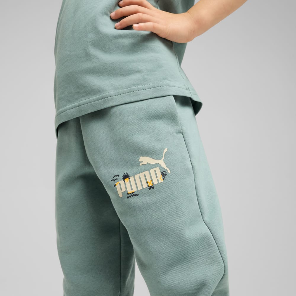 Изображение Puma Детские спортивные брюки Sandy Adventures Sweatpants Kids #2: Green Moon