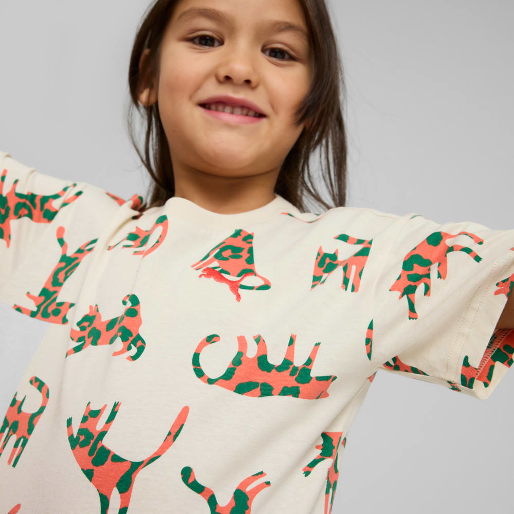 Изображение Puma Детская футболка CATS CLUB Tee Kids #2: Alpine Snow