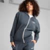 Изображение Puma Кофта ESS ELEVATED Full-Zip Hoodie #1: Gray Skies