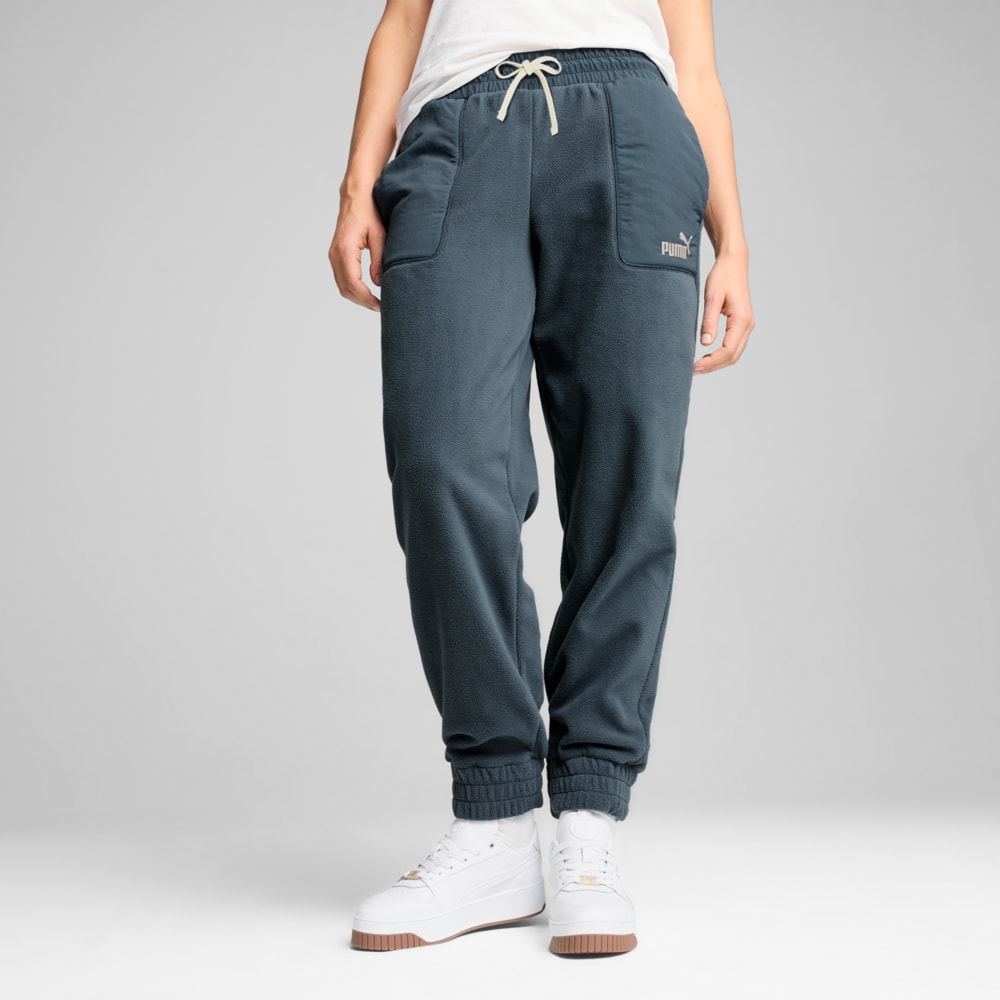 Изображение Puma Брюки ESS ELEVATED Pants Women #1: Gray Skies