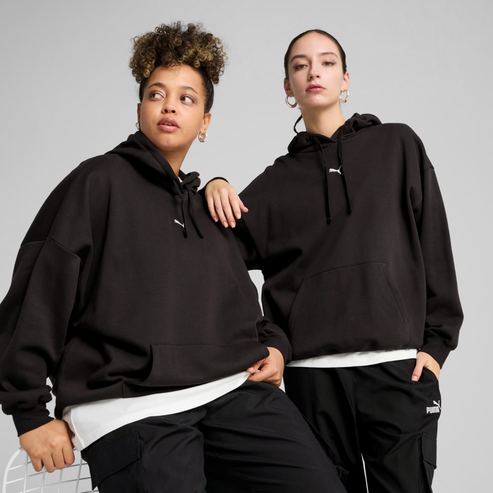Image PUMA Moletom com Capuz Essentials Oversized Feminino #0