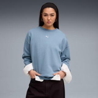 Зображення Puma Світшот Essentials Oversized Crew Women