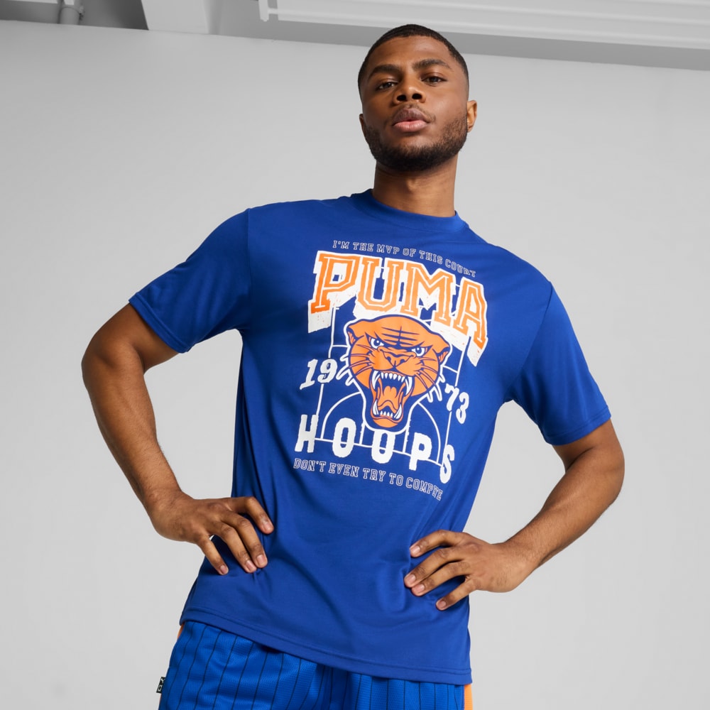 Изображение Puma Футболка Rival Rage Basketball Tee Men #1: Vivid Blue