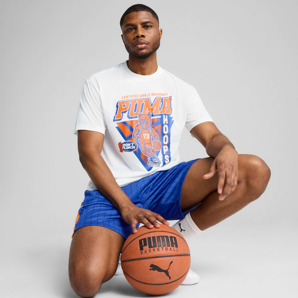 Зображення Puma Футболка Rival Rage Basketball Tee Men #1: Puma White