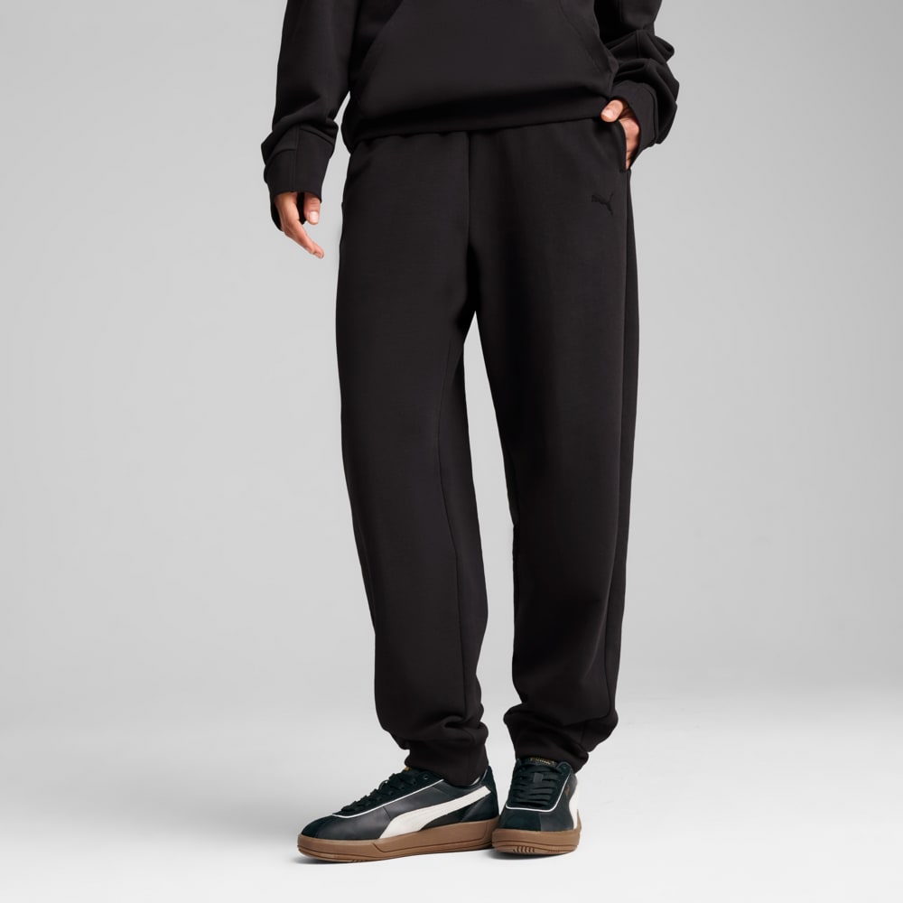 Изображение Puma Брюки HER Comfort High-Waist Sweatpants Women #1: Puma Black