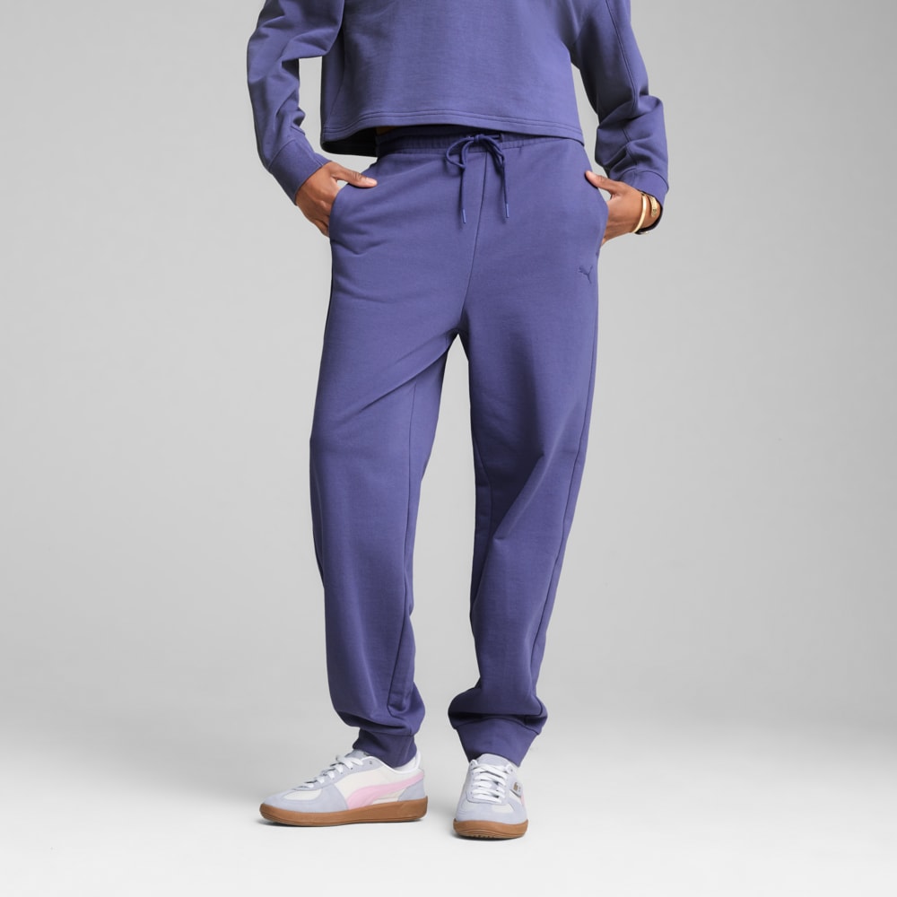 Изображение Puma Брюки HER Comfort High-Waist Sweatpants Women #1: Blue Crystal