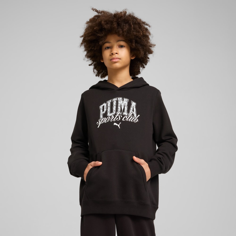 Изображение Puma Детское худи PUMA Class Hoodie Youth #1: Puma Black