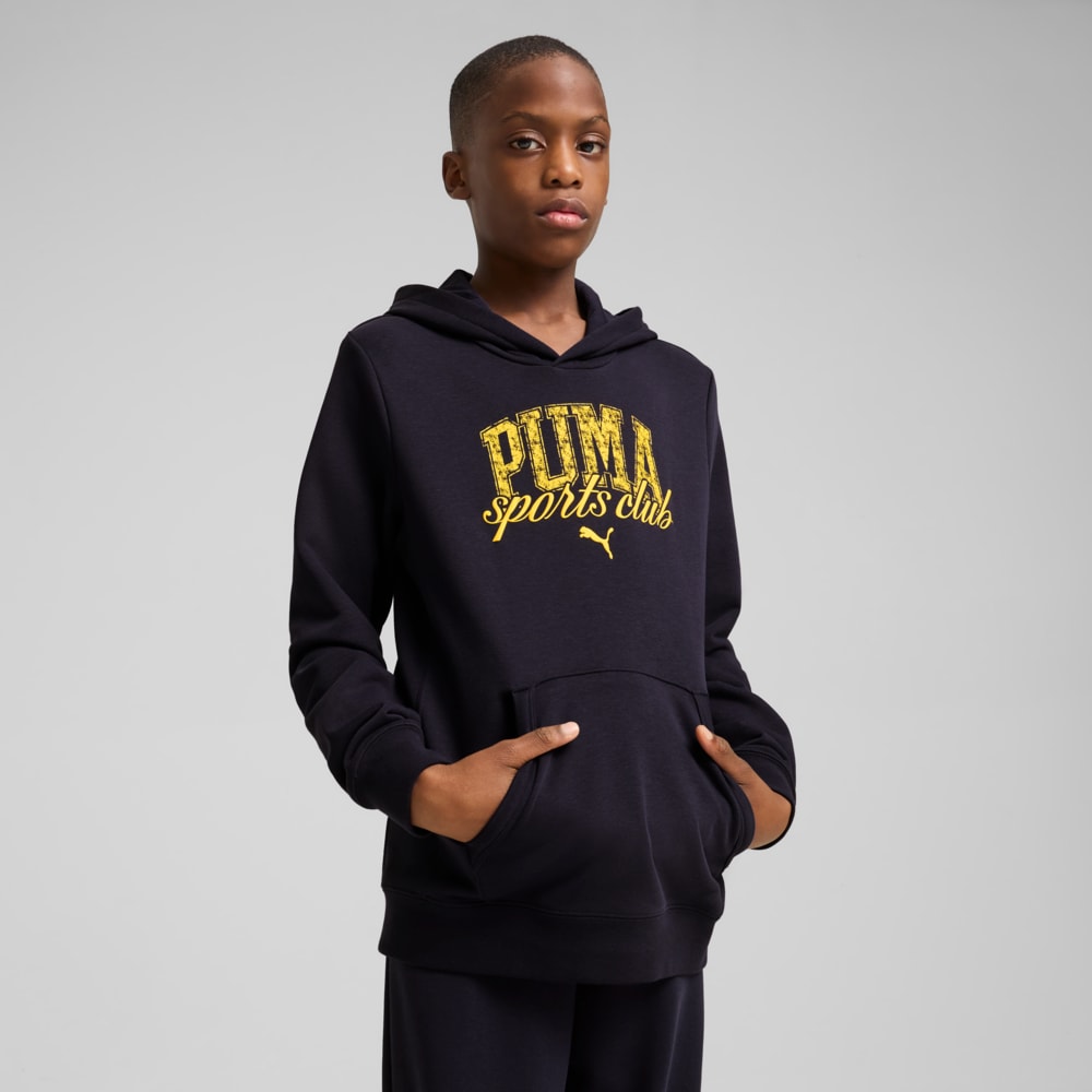 Изображение Puma Детское худи PUMA Class Hoodie Youth #1: new navy