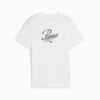 Изображение Puma Детская футболка Essentials Script Tee Youth #4: Puma White