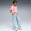 Изображение Puma Детская футболка Essentials Script Tee Youth #3: Poised Pink
