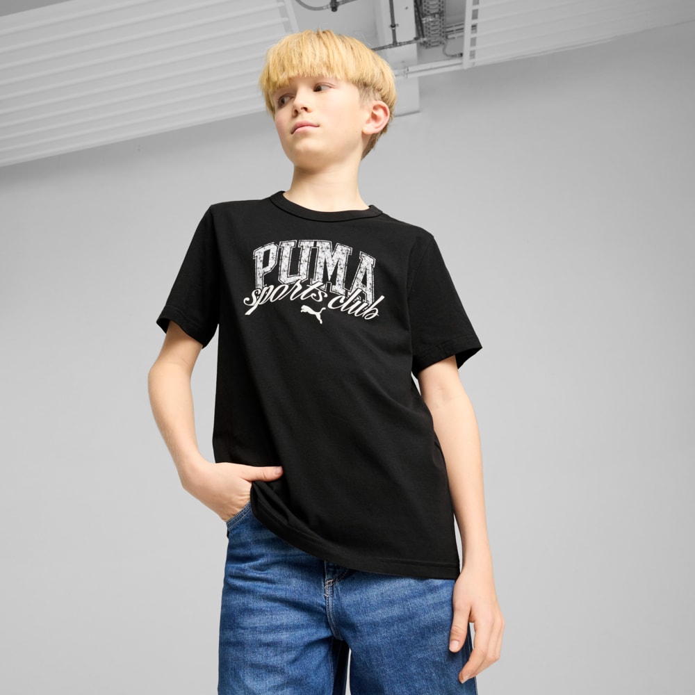 Зображення Puma Дитяча футболка PUMA Class Graphic Tee Youth #1: Puma Black