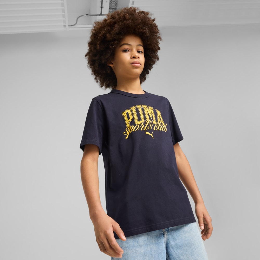 Зображення Puma Дитяча футболка PUMA Class Graphic Tee Youth #1: new navy
