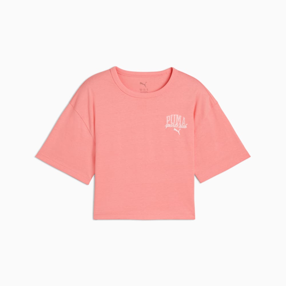 Изображение Puma Детская футболка PUMA Class Tee Youth #1: Pink Fruit