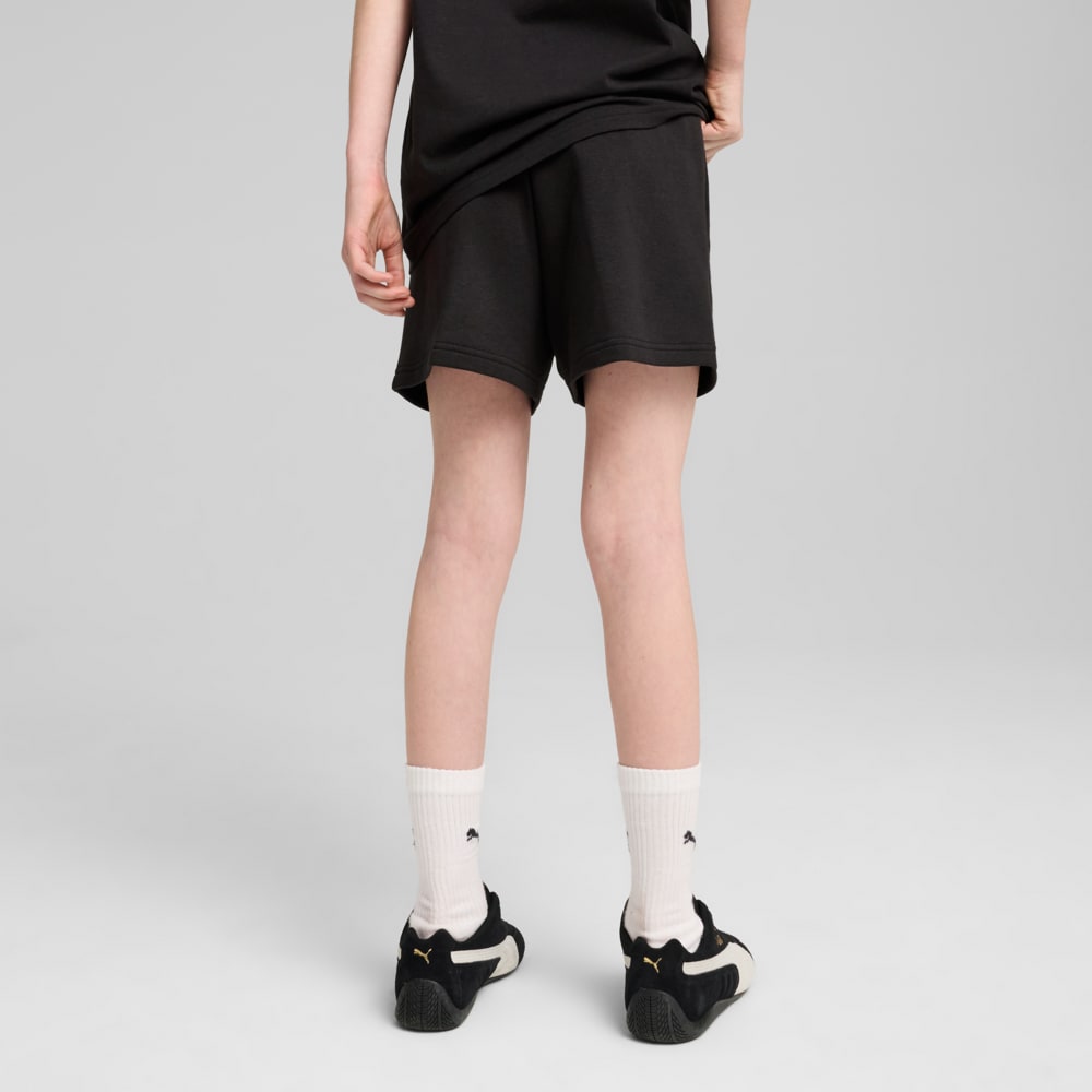 Зображення Puma Дитячі шорти Essentials Script Shorts Youth #2: Puma Black