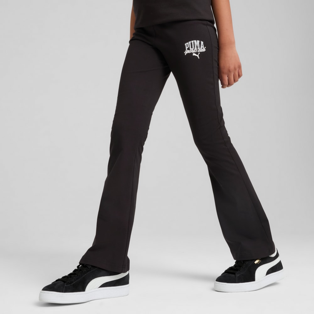 Изображение Puma Детские леггинсы PUMA Class High Waist Flared Leggings Youth #1: Puma Black