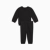 Изображение Puma Детский костюм Minicats Essentials Crew Set Toddler #2: Puma Black