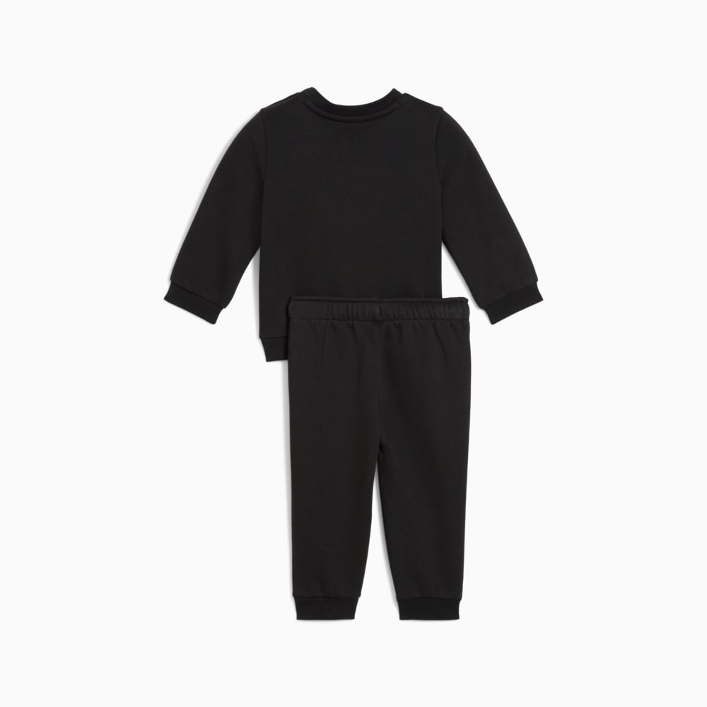 Изображение Puma Детский костюм Minicats Essentials Crew Set Toddler #2: Puma Black