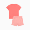 Изображение Puma Детский костюм Minicats Essentials Tee and Shorts Set Toddler #2: Peach Frost