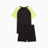 Изображение Puma Детский костюм Essentials No. 1 Logo Poly Tee and Shorts Set Youth #2: Puma Black