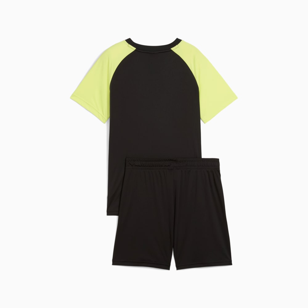 Изображение Puma Детский костюм Essentials No. 1 Logo Poly Tee and Shorts Set Youth #2: Puma Black