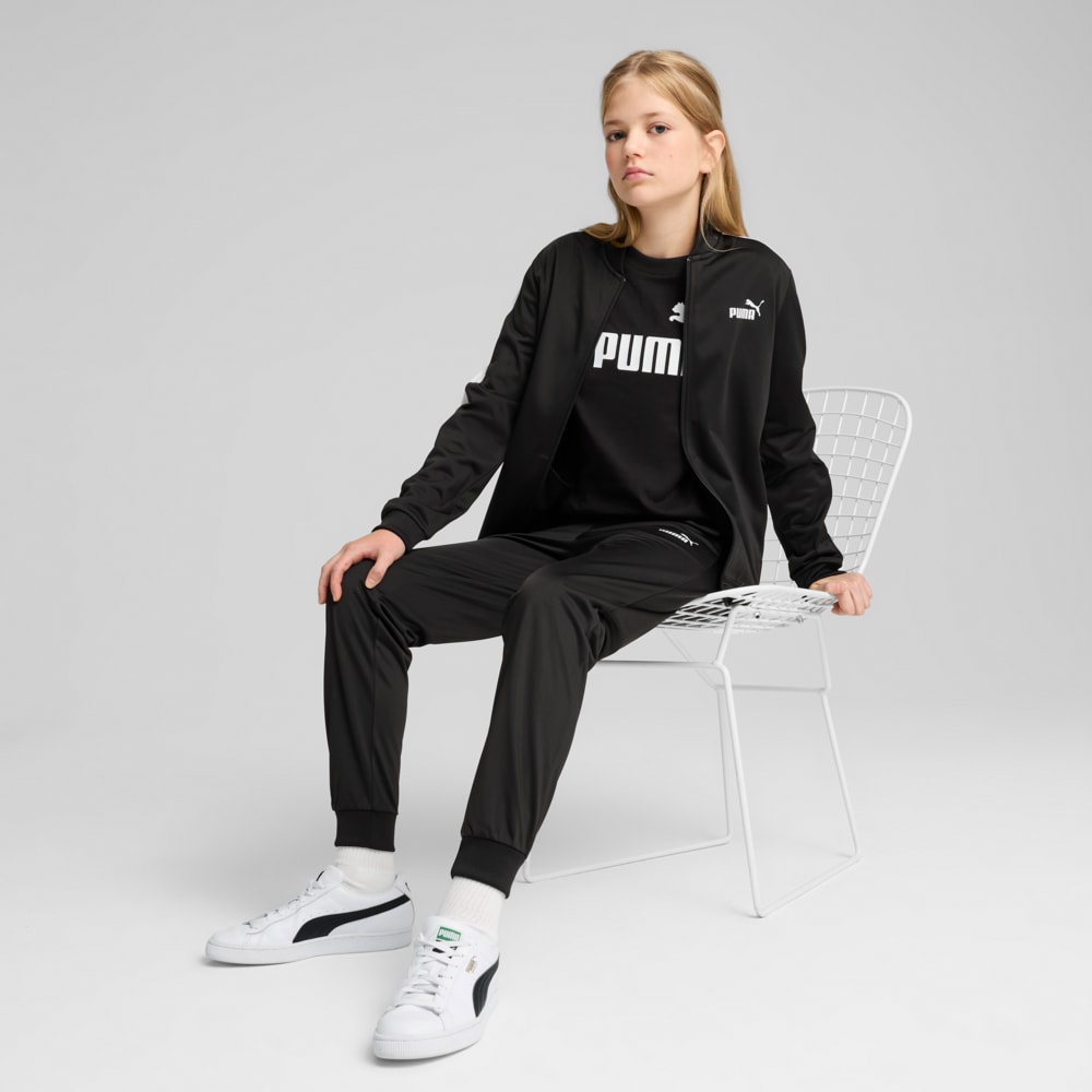 Изображение Puma Детский cпортивный костюм Poly Baseball Suit Youth #1: Puma Black