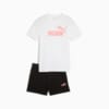 Зображення Puma Дитячі футболка і шорти Essentials No. 1 Logo Tee and Shorts Set Youth #1: Puma White
