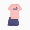 Зображення Puma Дитячі футболка і шорти Essentials No. 1 Logo Tee and Shorts Set Youth #4: Pink Fruit