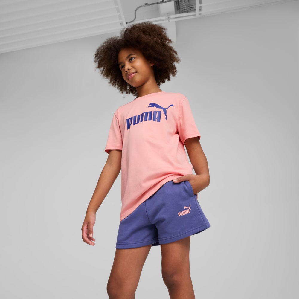 Зображення Puma Дитячі футболка і шорти Essentials No. 1 Logo Tee and Shorts Set Youth #1: Pink Fruit