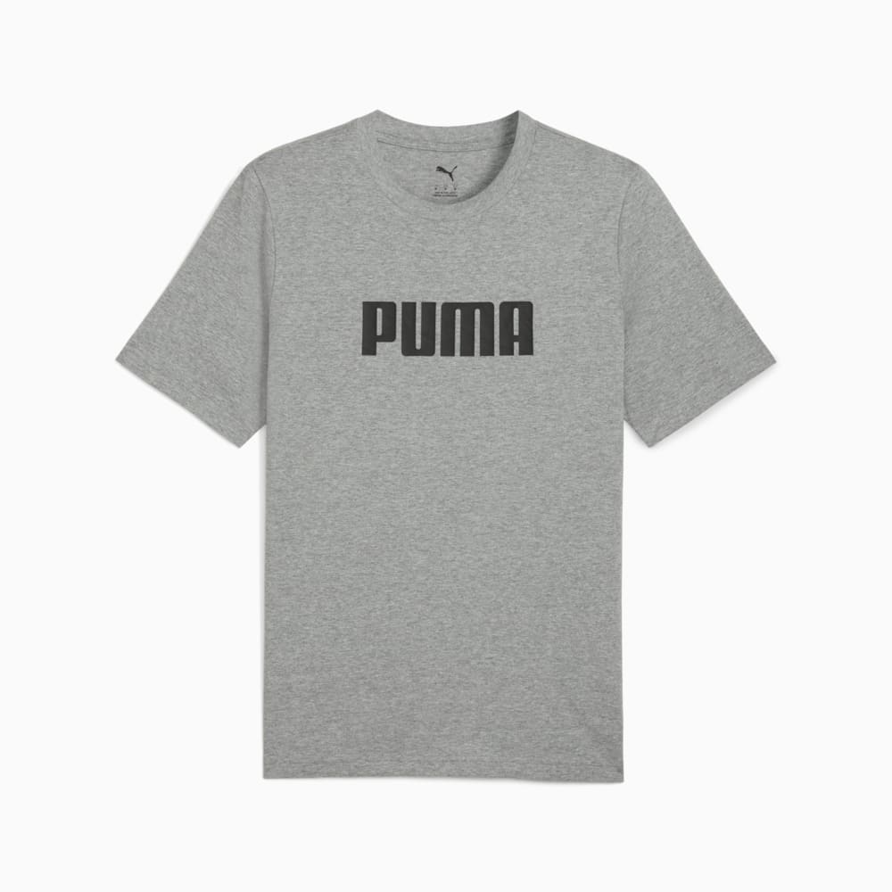 Изображение Puma Футболка Essentials Logo Tee Men #1: Medium Gray Heather