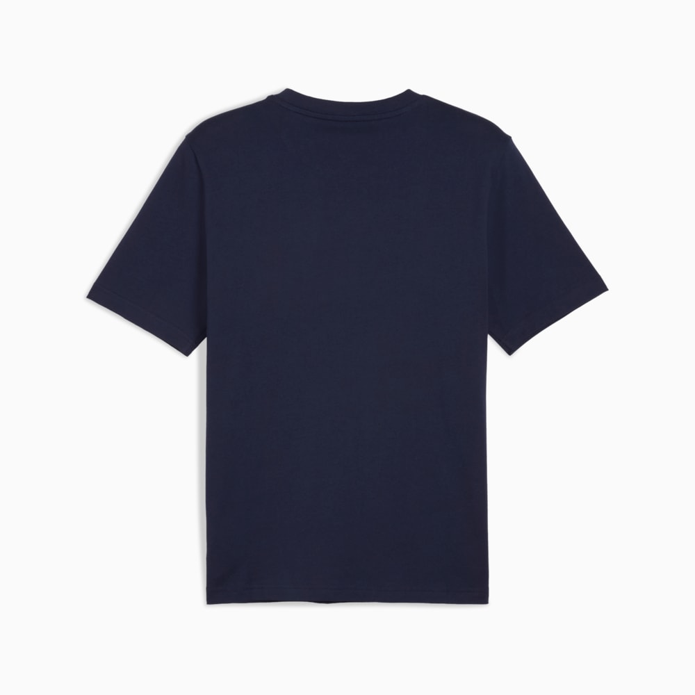Изображение Puma Футболка Essentials Logo Tee Men #2: PUMA Navy