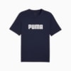 Изображение Puma Футболка Essentials Logo Tee Men #1: PUMA Navy