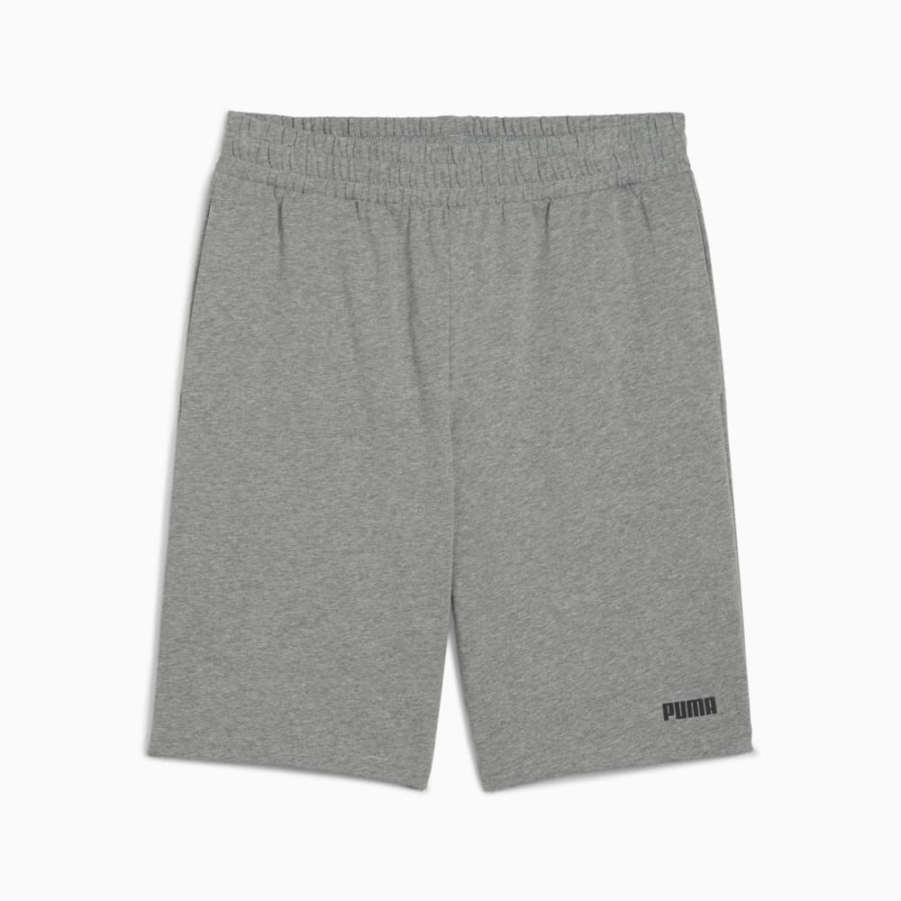 Изображение Puma Шорты Essentials Logo Jersey 10'' Shorts Men #1: Medium Gray Heather