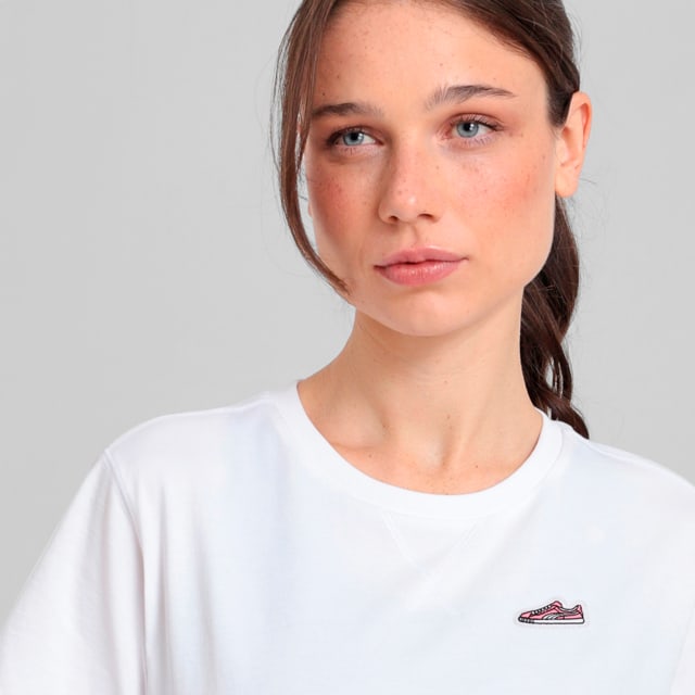 Imagen PUMA Polera Wardrobe Ess Suede Regular Comfort para mujer