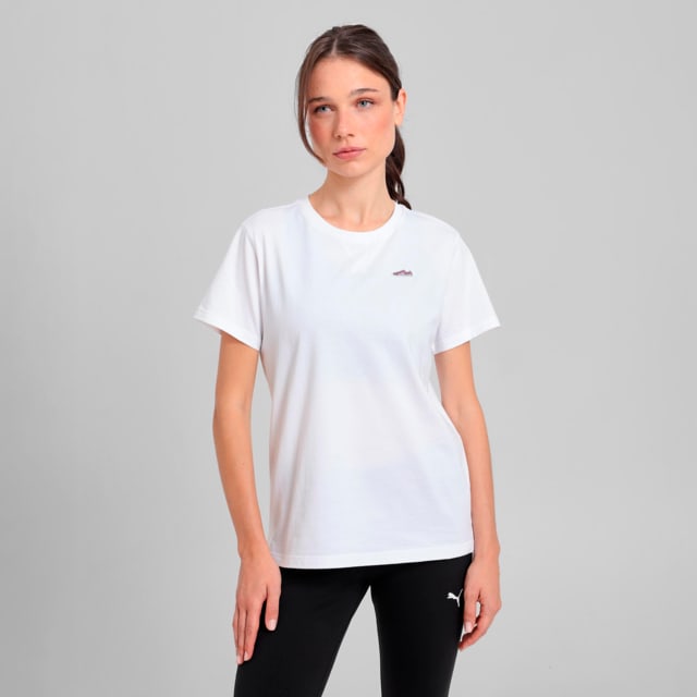 Imagen PUMA Polera Wardrobe Ess Suede Regular Comfort para mujer