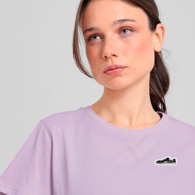 Imagen PUMA Polera Wardrobe Ess Suede Regular Comfort para mujer