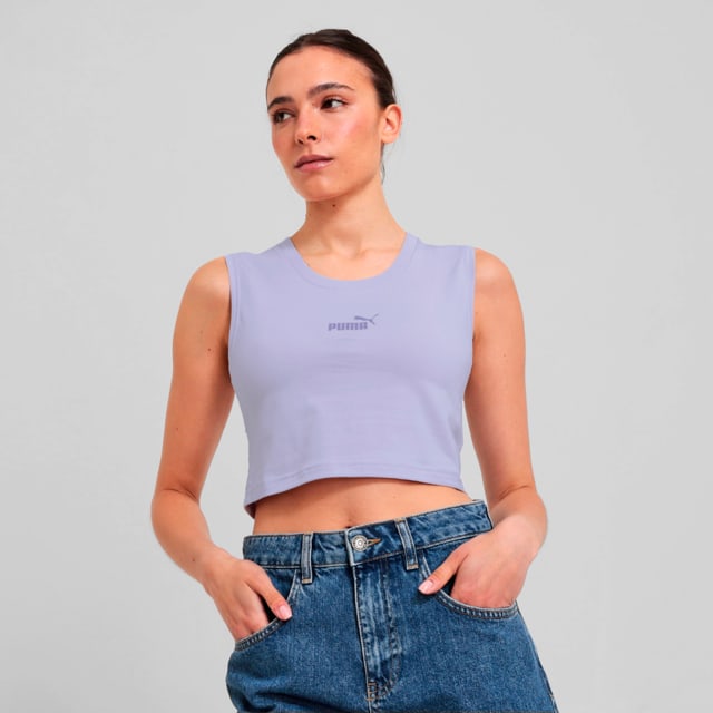Image PUMA Camiseta Crop Top ESS Slim