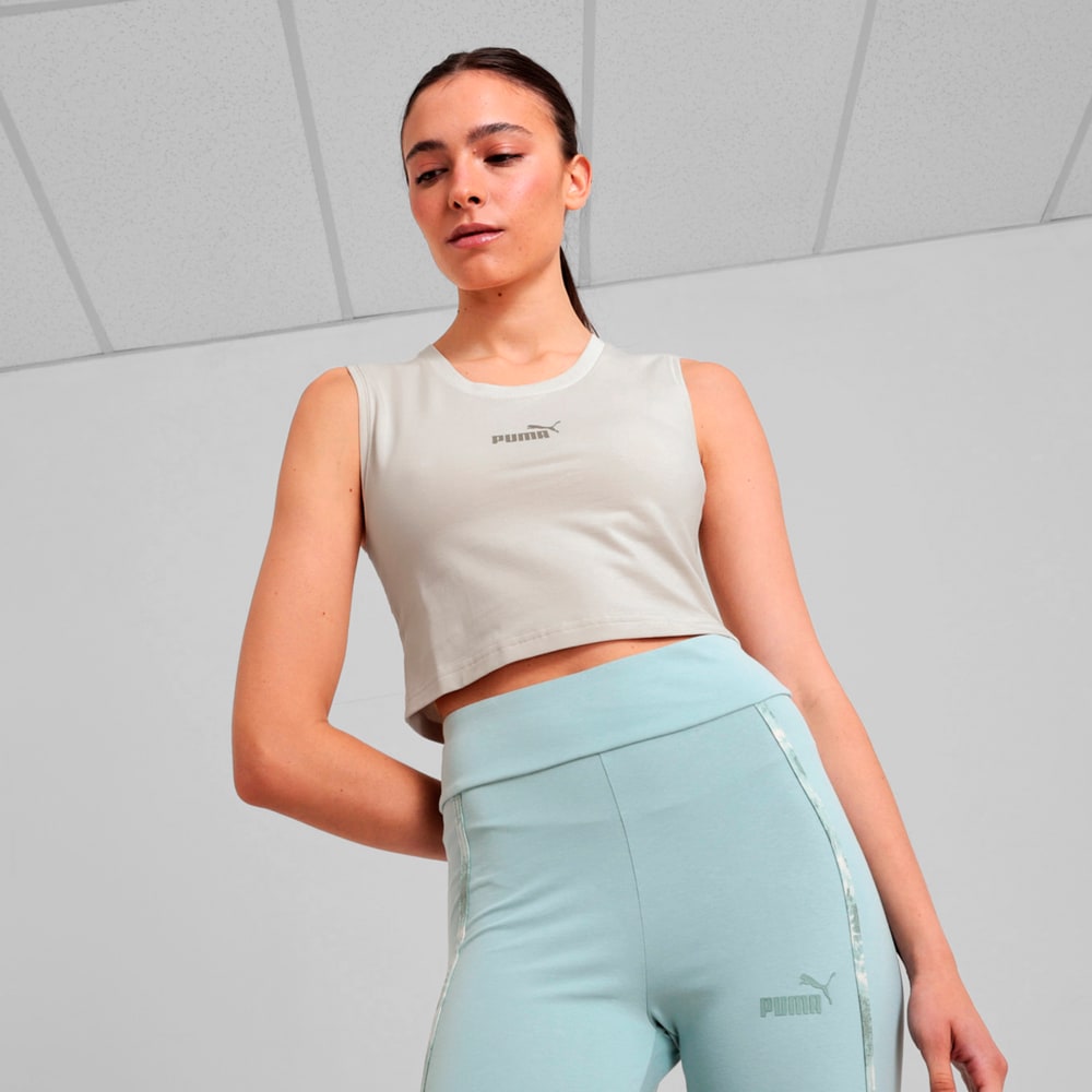 Image PUMA Camiseta Crop Top ESS Slim #1