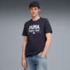 Изображение Puma Футболка Graphic Varsity Tee Men #1: new navy