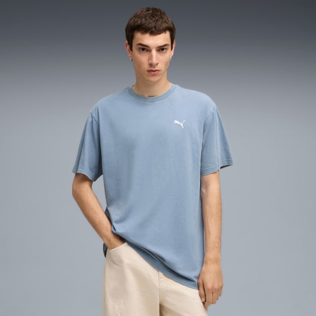 Imagen PUMA Polera holgada Essentials Elevated Wash para hombre