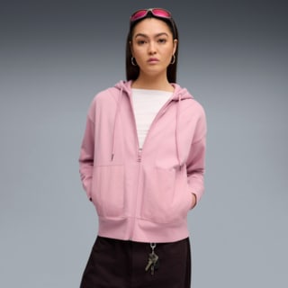 Изображение Puma Кофта HER Relaxed Full-Zip Hoodie Women