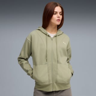 Изображение Puma Кофта HER Relaxed Full-Zip Hoodie Women