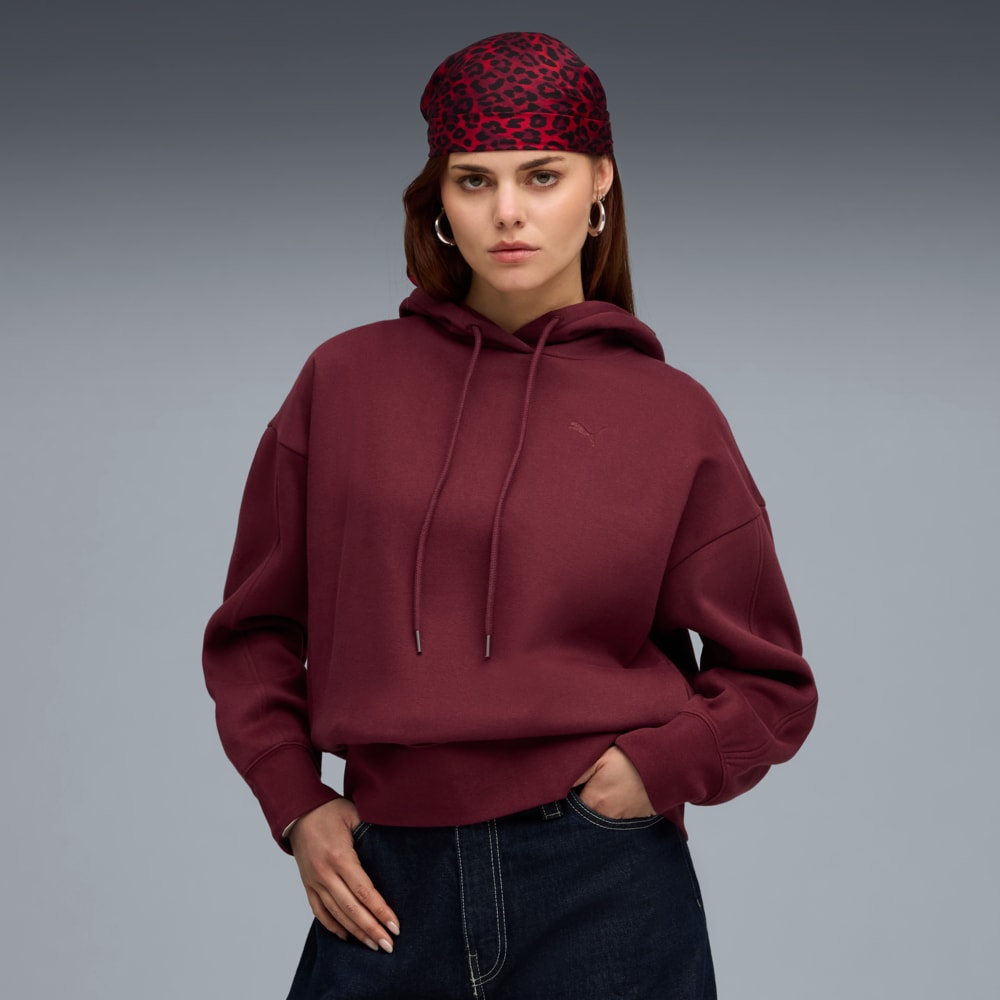 Зображення Puma Худі HER Oversized Hoodie Women #1: Ruby Shimmer