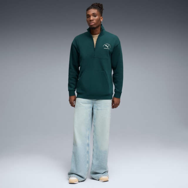 Imagen PUMA Polerón con cuello con cierre PUMA Class para hombre