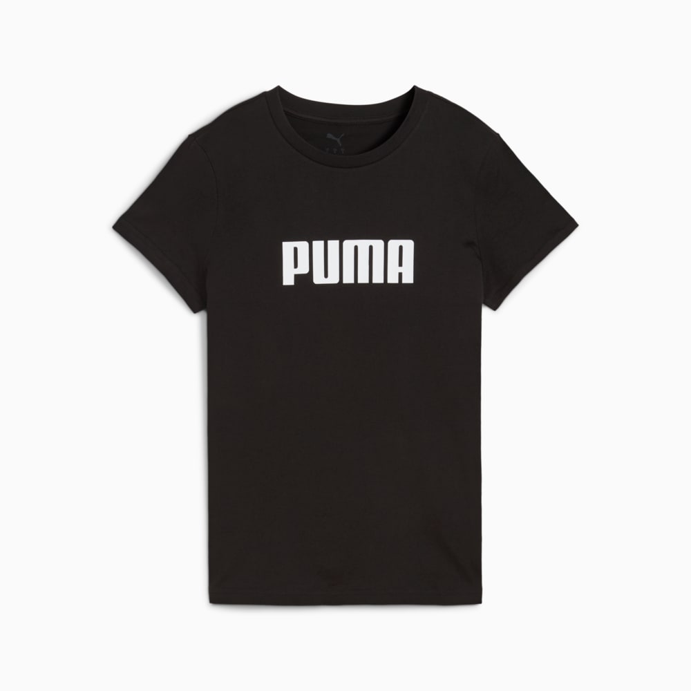 Изображение Puma Футболка Essentials Logo Tee Women #1: Puma Black