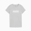 Изображение Puma Футболка Essentials Logo Tee Women #1: light gray heather
