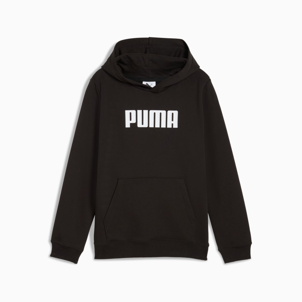 Изображение Puma Детское худи Essentials Logo Hoodie Youth #1: Puma Black
