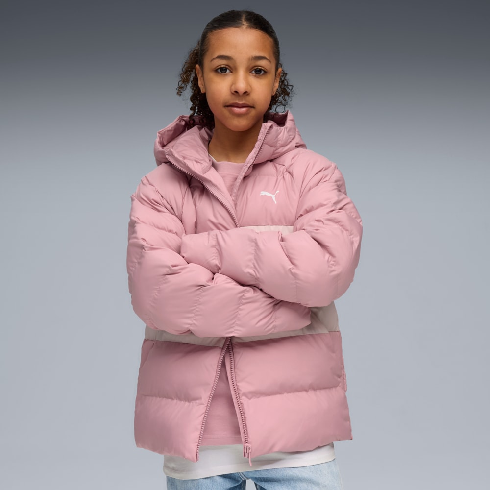 Зображення Puma Дитяча куртка Hooded Puffer Jacket Youth #1: Poised Pink