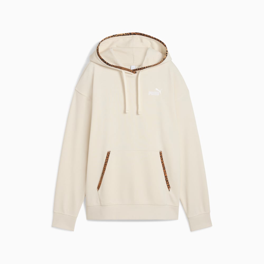 Image PUMA Moletom com Capuz Essentials Graphic Animal Comfort Feminino #0
