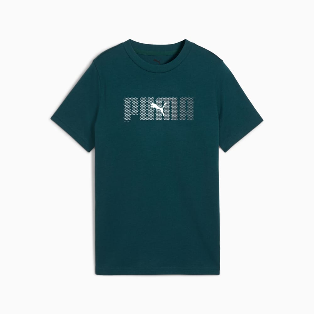 Imagen PUMA Polera estampada Essentials Logo Lab juvenil #1
