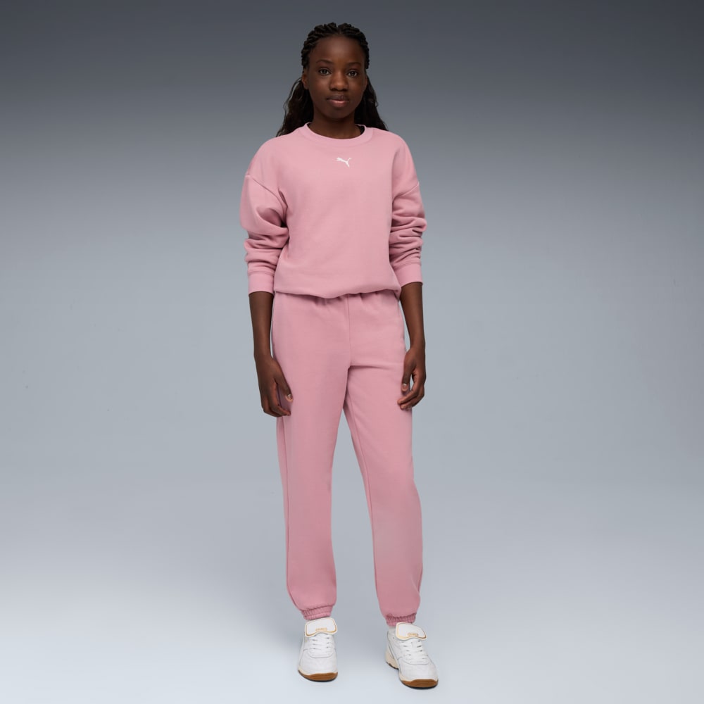 Зображення Puma Дитячий спортивний костюм Loungewear Oversized Sweat Suit Youth #1: Poised Pink